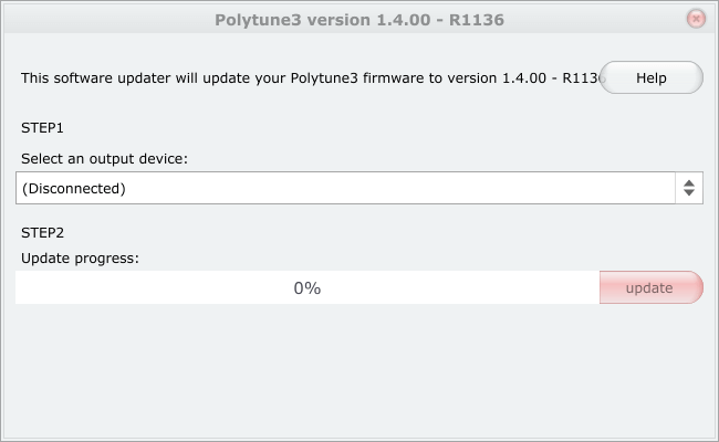 polytune3のファームウェア更新1